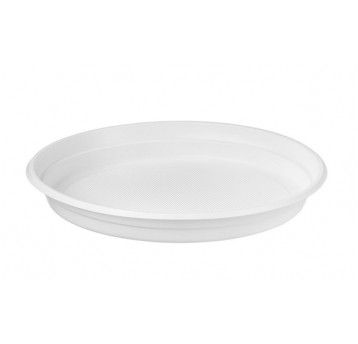 Talerz PP 22cm BITTNER biały WRU 100szt /10