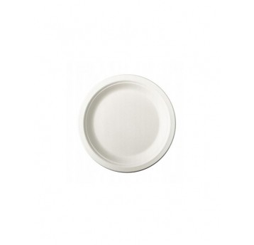 Talerz trzcina 23cm CLARINA biały 50szt