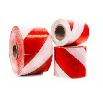 Taśma ostrzegawcza czerwono/biała 80/100m 1szt /42