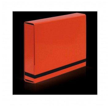 Teczka BOX CARIBIC A4 Jasno Czerwona 5cm