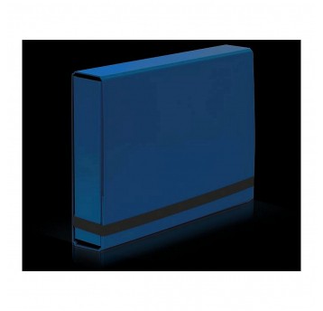 Teczka BOX CARIBIC A4 Niebieska 5cm