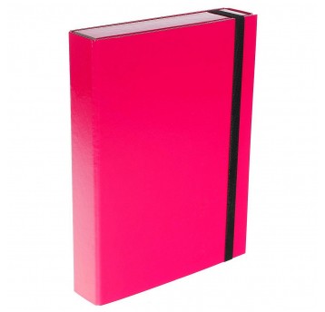 Teczka BOX CARIBIC A4 Różowa