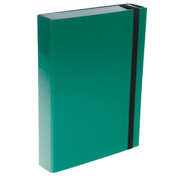 Teczka BOX CARIBIC A4 Zielona 5cm