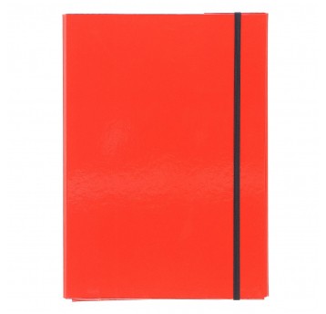 Teczka CARIBIC A4 CZERWONA 2cm