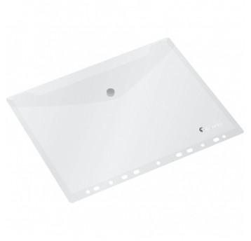 Teczka kopertowa PP A4 Transparentna oczka Titanum