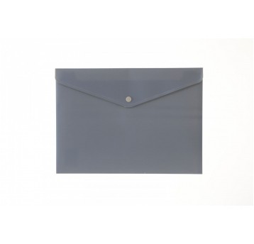 Teczka kopertowa PWC A4 MORANDI Szara na guzik