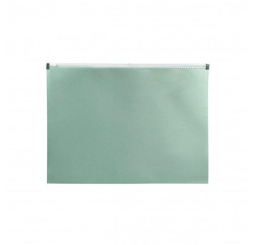 Teczka plastikowa na suwak MORANDI A4 zielony