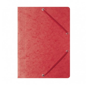 Teczka preszpanowa A4 350g BANTEX gumka Czerwona