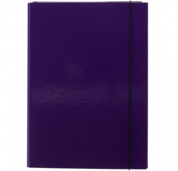 Teczka skrzydłowa z gumką 2cm FIOLET VauPe