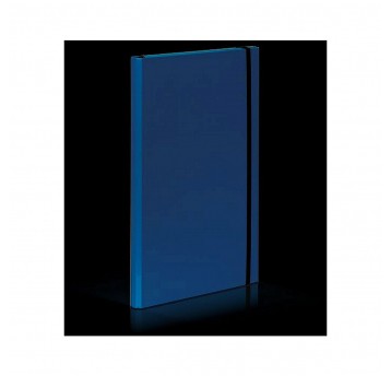 Teczka skrzydłowa z gumką 2cm NIEBIESKA CARIBIC