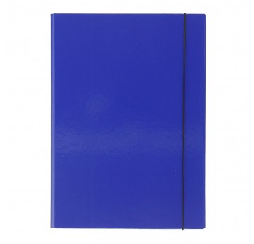 Teczka skrzydłowa z gumką 2cm niebieska VauPe