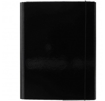 TECZKA skrzydłowa z gumka 4cm CZARNA