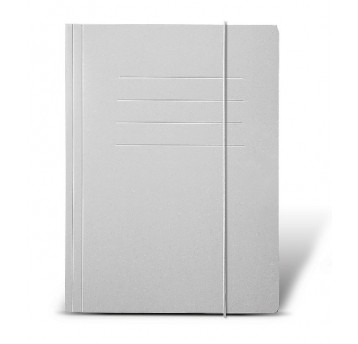 Teczka tekturowa z gumką A4 Protos BIAŁA 20szt