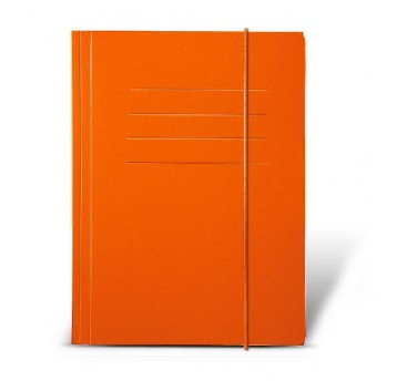 Teczka tekturowa z gumką A4 Protos POMARAŃCZ /10