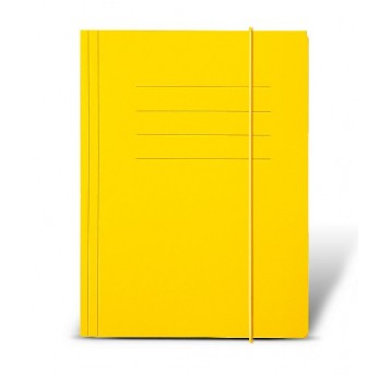 Teczka tekturowa z gumką A4 Protos ŻÓŁTA /10