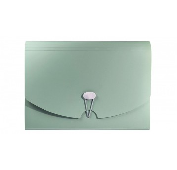 Teczka z 13 przegródkami Biurfol A4 Zieleń