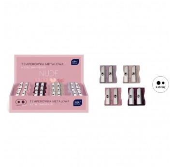 Temperówka metalowa NUDE podwójna