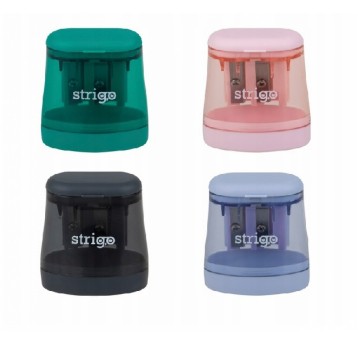 Temperówka otwierana podwójna STRIGO pudełeczko