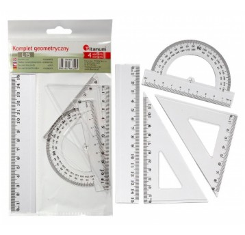 TITANUM komplet geometryczny 4 elemnty 15CM