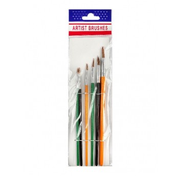 TITANUM pędzle stożkowe do farb akwarelowych '6'