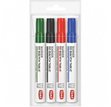 Toma marker suchościeralny 4 kolory okrągły TO266