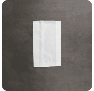 Torba fałdowa BIAŁA 29x15x6cm 1000szt