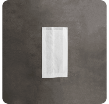 Torba fałdowa BIAŁA 38x15x6cm 1000szt