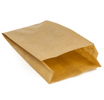 Torba fałdowa BRĄZ 29x15x6,5cm 1000szt FOLIA