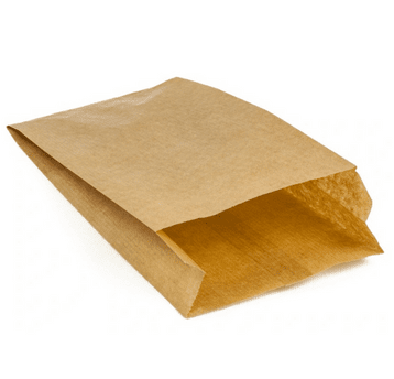Torba fałdowa BRĄZ 41x24x8cm 500szt FOLIA
