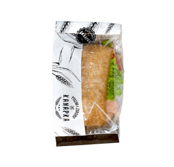 Torba fałdowa PE biała ndr KANAPKA 12x30cm 1000szt