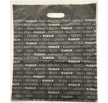 Torba foliowa DKT 70x50cm MIASTA czarna 50szt /10