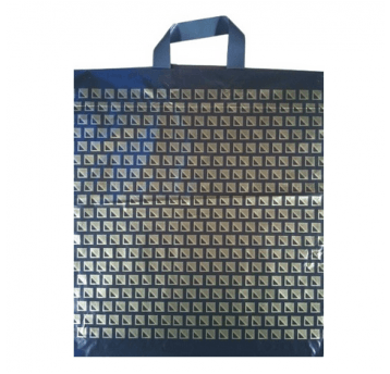 Torba foliowa UCHO 39x45cm TRÓJKĄTY czar 50szt /10
