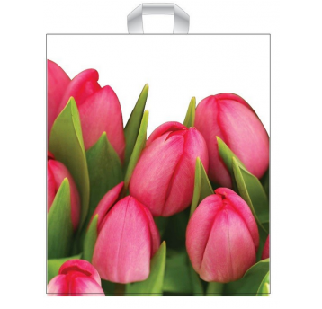 Torba foliowa UCHO 39x45cm TULIPANY 50szt /10