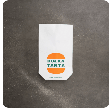 Torba krzyżowa biała 3/4 BUŁKA TARTA ndr 10kg /1op