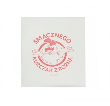 Torba na kurczaka biała duża 24x30cm 100szt /10