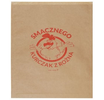 Torba na kurczaka brąz maxi 30x35cm 100szt