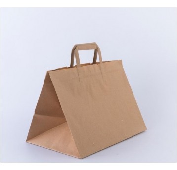 Torba papier CATE 320x220x250 płs 90g BRĄZ 250szt
