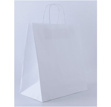 Torba papierowa 305x170x340mm skr 100g BIAŁA 150st