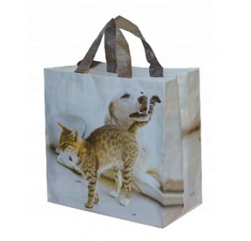 Torba z PP 24L ANIMALS PIES I KOT 1szt /100