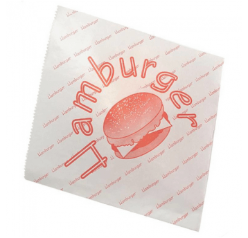Torebka biała 16x17cm ndr HAMBURGER 1000szt PROMO