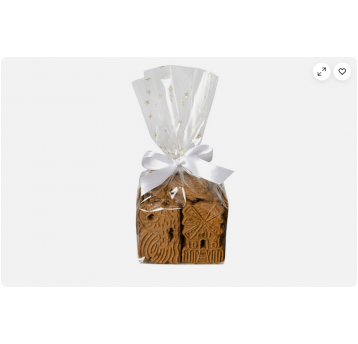 Torebka foliowa celofan GWIAZDKI 27x18x7cm 10szt