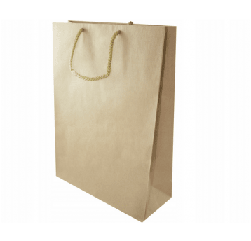 Torebka ozdobna EKO kraft 28x16,5x6cm 10sztuk