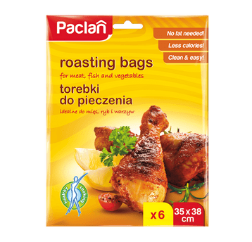 Torebki do pieczenia KLIPS PACLAN 35x38cm 6szt /30