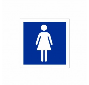 WC kobieta Tabliczka PCV 110x110
