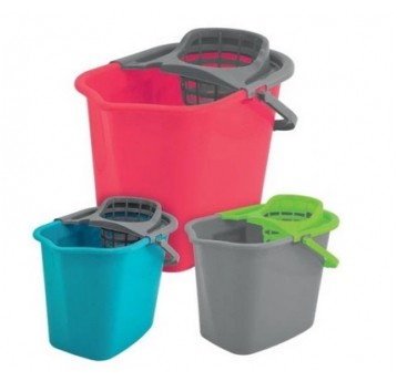 Wiadro 10L prostokatne + wyciskacz /24