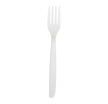 Widelec PP biały 50szt Gruby PAPSTAR /40