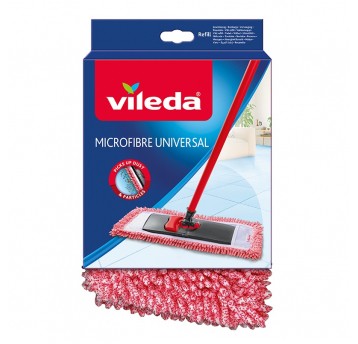 Wkład do mopa płaski VILEDA Universal CZERW /6