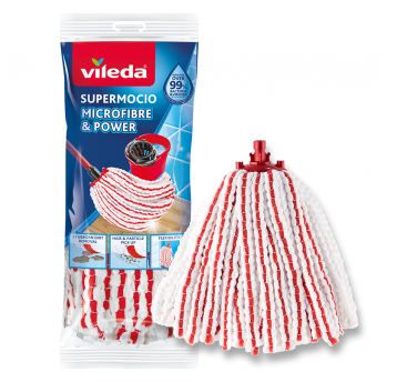 Wkład mop paski VILEDA SuperMocio B/CZER 1szt /12