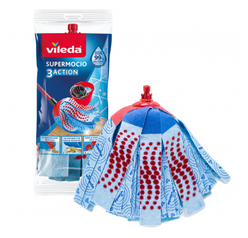 Wkład mop paski VILEDA SuperMocio NIEB 1szt /12