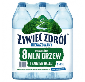 Woda Żywiec Zdrój NIEgazowana 1,5L 6szt